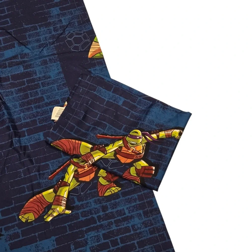 2 Teenage Mutant Ninja Turtles TMNT Curtain Panels 42x64